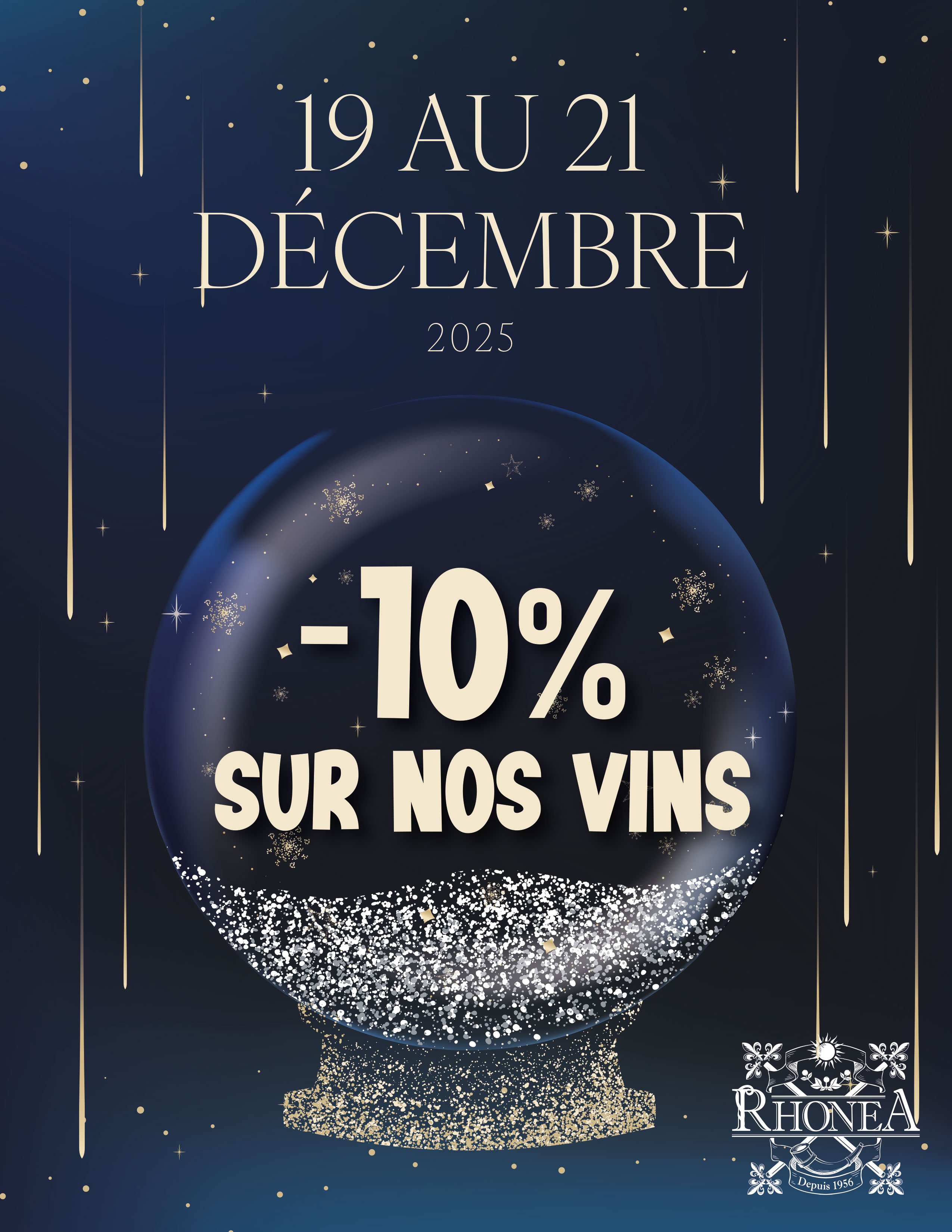 -10 % sur tous nos vins pour le 3e week-end de décembre