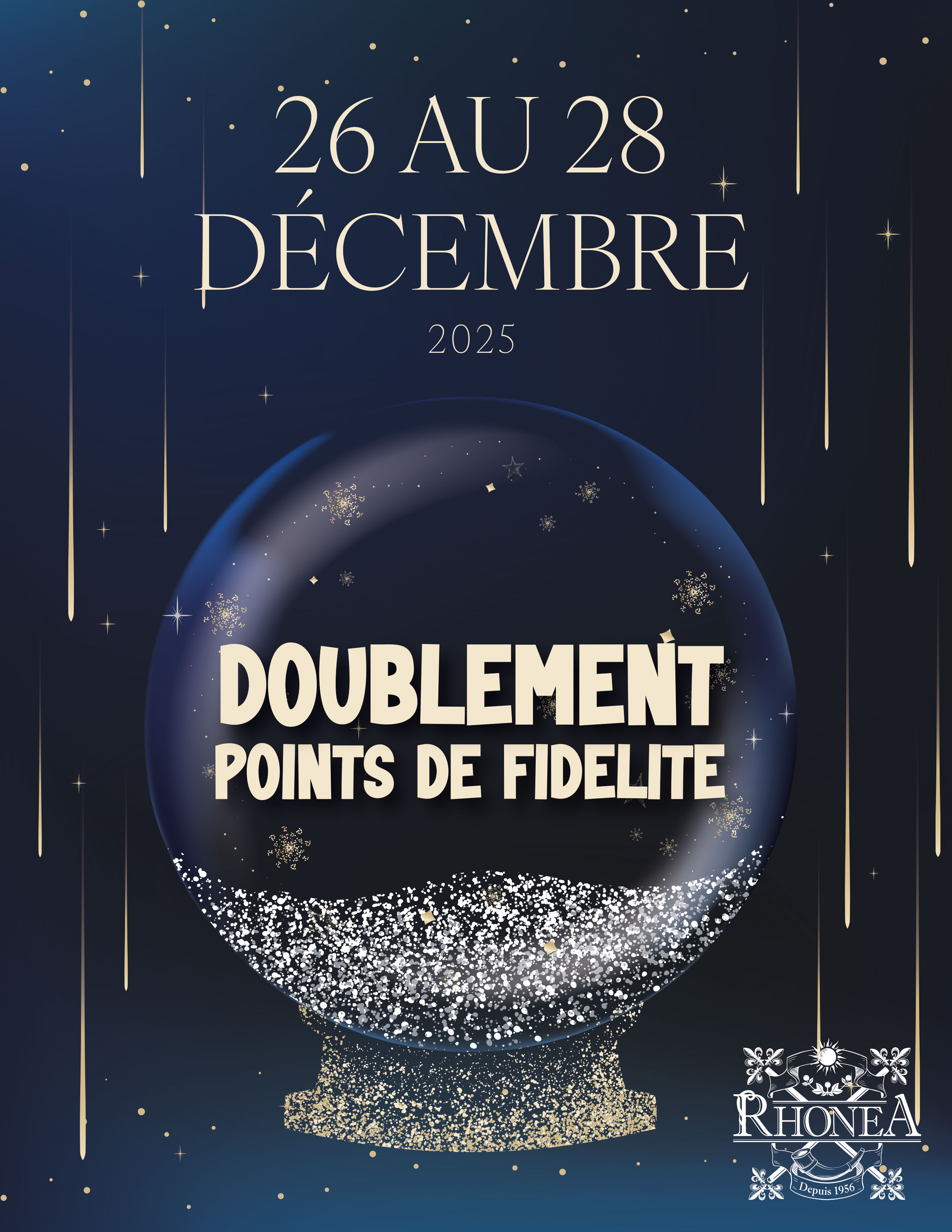 Points de fidélité doublés pour le 4e week-end de décembre