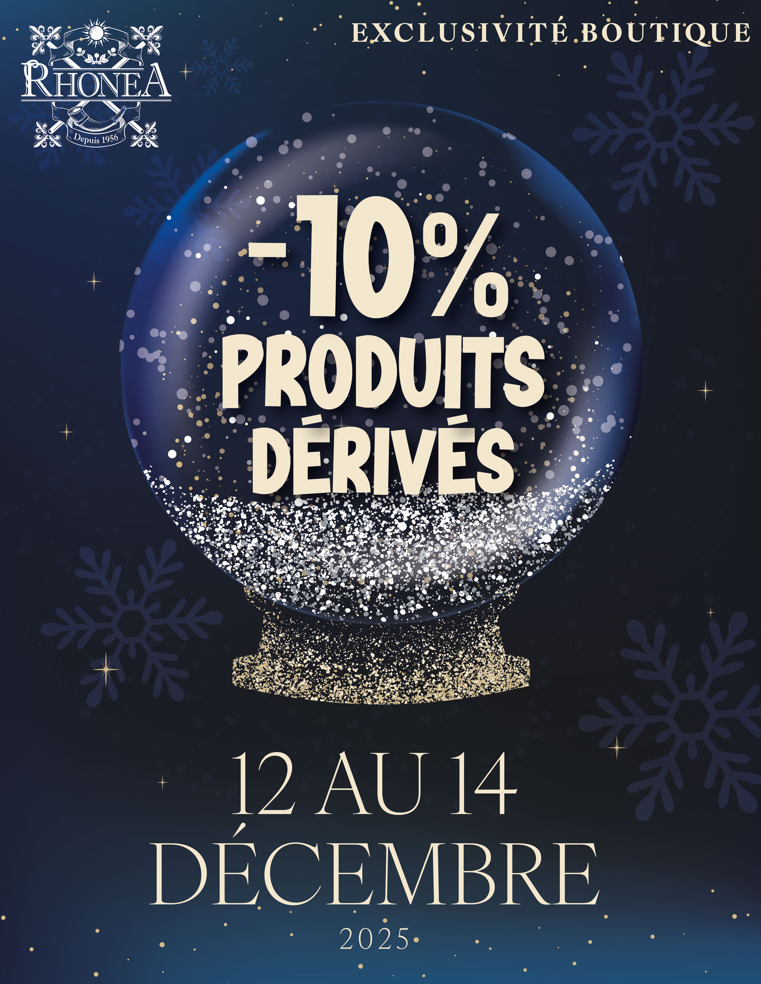 -10 % sur les produits dérivés pour le 2e week-end de décembre