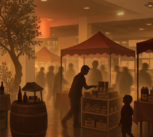 Affiche Halles & Mont d’Or au braséro - Vacqueyras