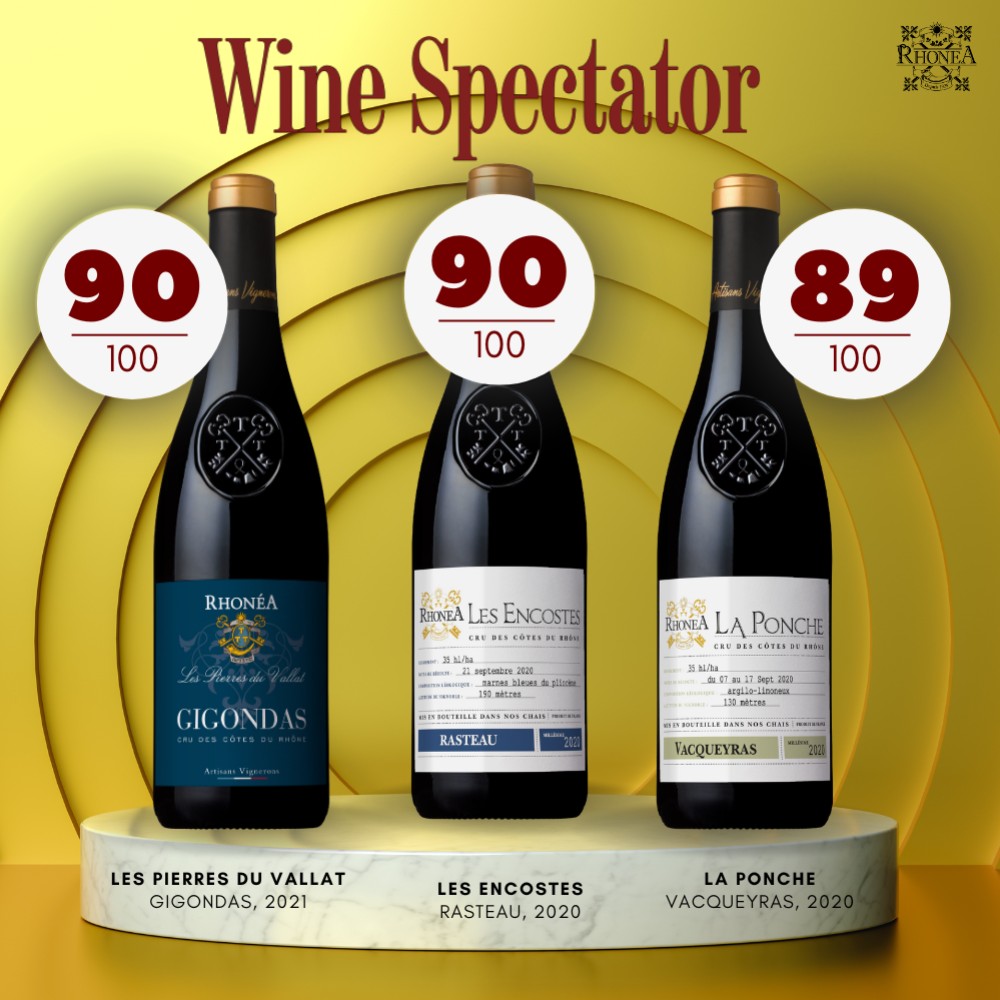 New ratings awarded by the Wine Spectator!