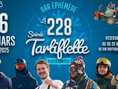 Soirée Tartiflette - Le Bar Ephémère Le 228